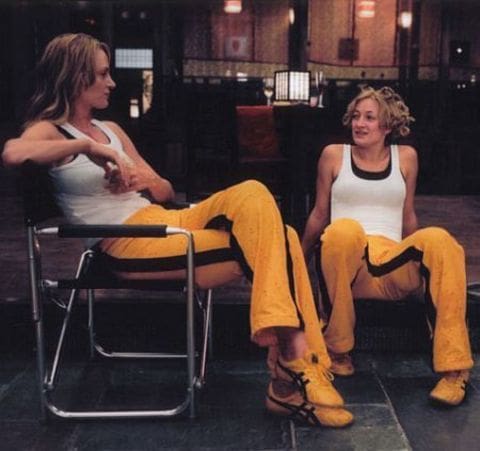 Zoe Bell e Uma Thurman